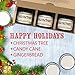 Scented Candles - Happy Holidays - Set of 3: Christmas Tree, Candy Cane, and Gingerbread - 3 x 4-Ounce Soy Candles - Each Votive Candle is Handmade in The USA with only The Best Fragrance Oils