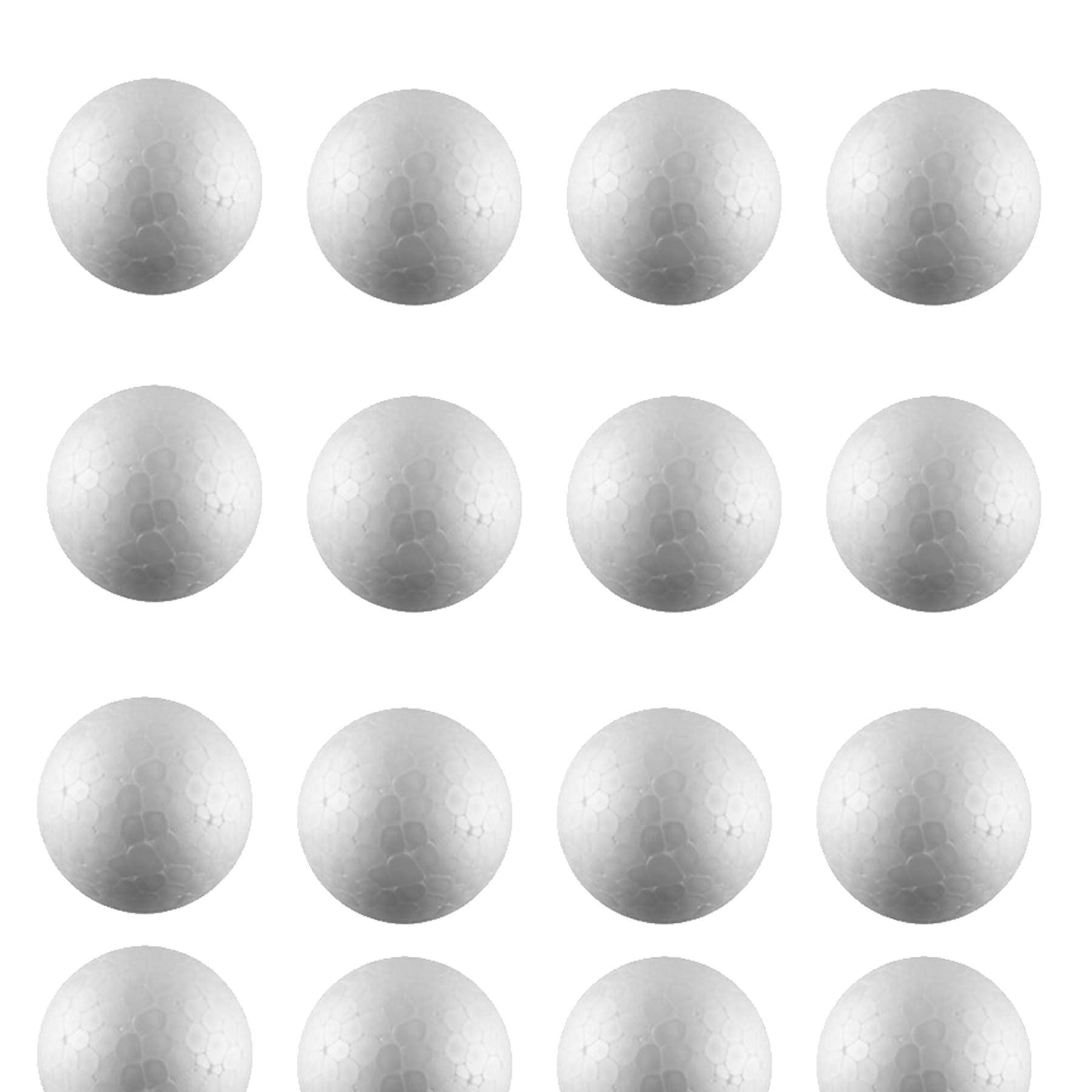 Wensmy Polystyrene Foam Balls White Craft Balls Solid Sphere Foam Balls Modeling Round Balls for DIY Arts School Projects Wedding Decorations (14Pcs 8cm)