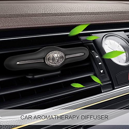 Car Air Freshener, New Car Smell Air Freshener Auto Essential Oil Car Diffuser Purifier Odor Eliminator Scents Air Freshener Perfume Fragrance for Vent Clip 2 Scent Bars (Freshener)