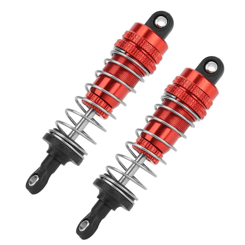 Keen so Metal Shock Struts Damper, RC Shock Absorber Suspension Strut for 1/14 WLtoys 144001 RC Model (Red/Blue)