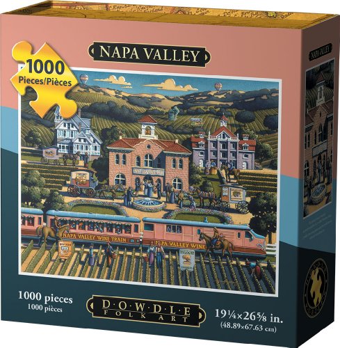 Jigsaw Puzzle - Napa Valley 1000 Pc By Dowdle Folk Art
