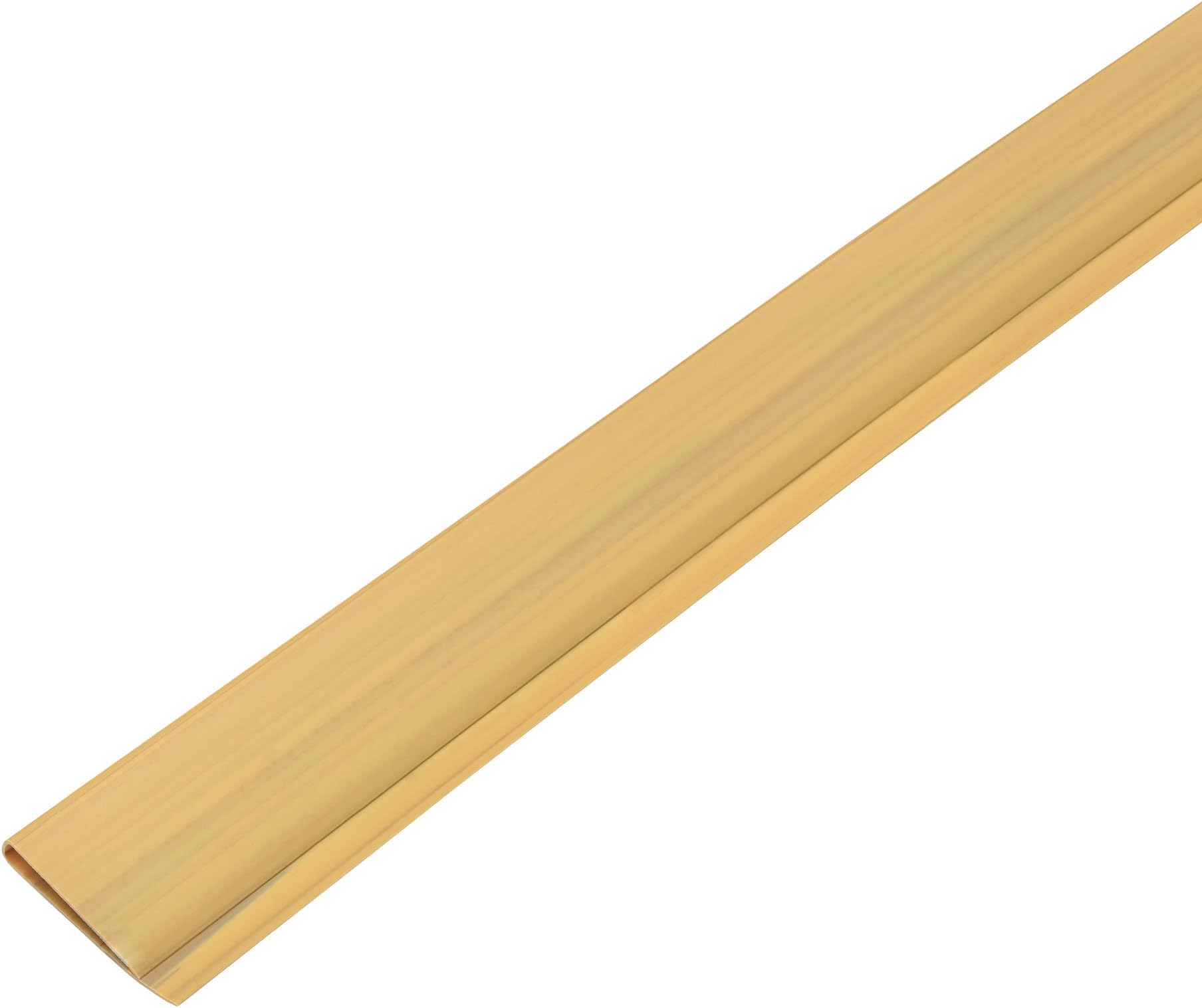 Sol Royal SolVision P14 PVC Cover Strip for Privacy Fence Sreening in Slat Optic - Durable Plastic Profile - Natural