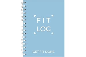 Cossac Undated Fitness Journal & Workout Planner - Designed by Experts Gym Notebook, Workout Tracker,Exercise Log Book for Men Women