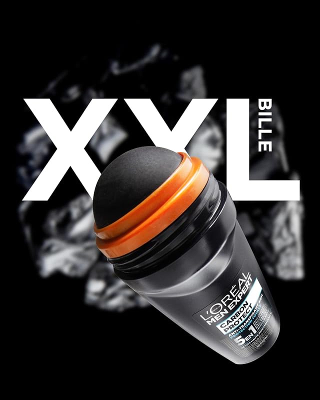 L'Oréal Paris Men Expert – Carbon Protect Ice Fresh XXL – Deospray für Herren, gegen Fingerabdrücke, 100 ml, XXL-Format