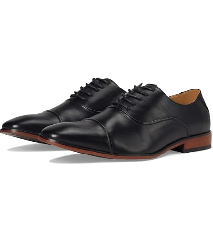 Tommy Hilfiger Mens Sagent Wingtip Oxford Faux Leather Black Size 9.5 new Amazon.com | Tommy Hilfiger Men main image 3