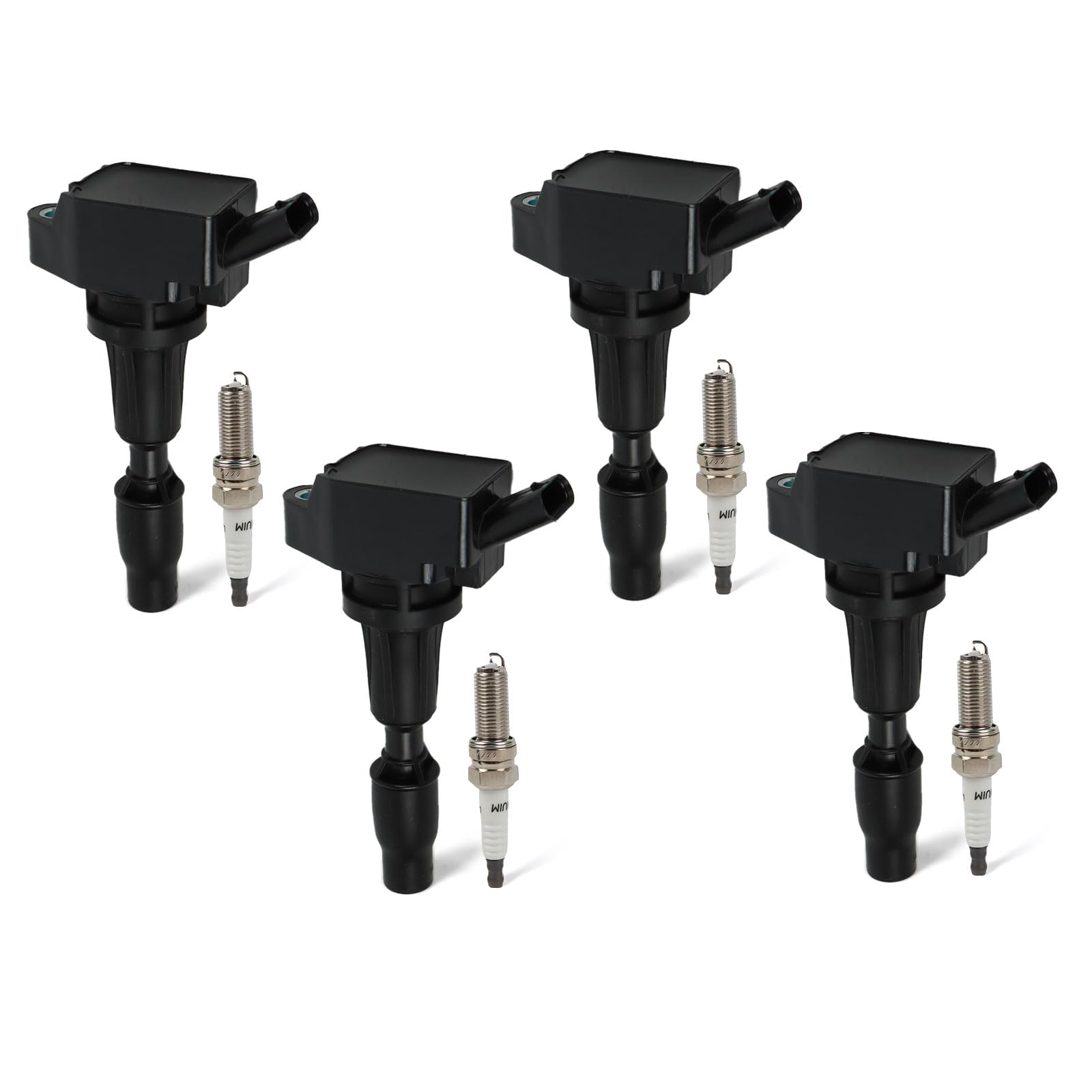 Photo 1 of DEEGOOLY 4PCS UF-764 Ignition Coils Pack & Iridium Spark Plugs Compatible with Hyundai Santa Fe 2019-2020 L4 2.4L & Kia Optima 2016-2020 L4 2.4L & Genesis G70 2019-2021 L4 2.0L