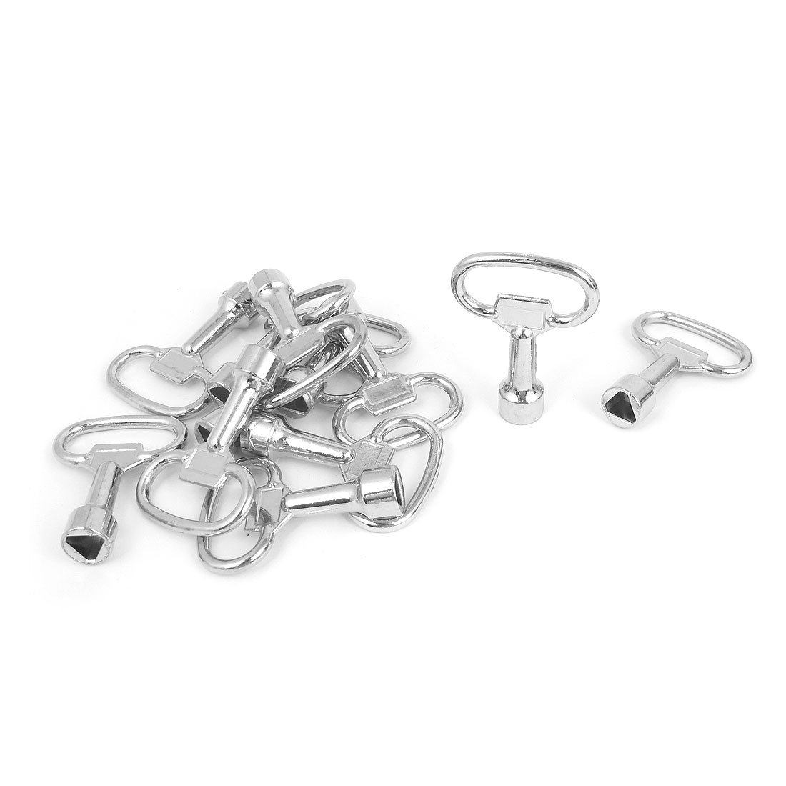 Sourcingmap Cupboard Train Triangle Socket Spanner Key 12pcs for 8mm Panel Lock