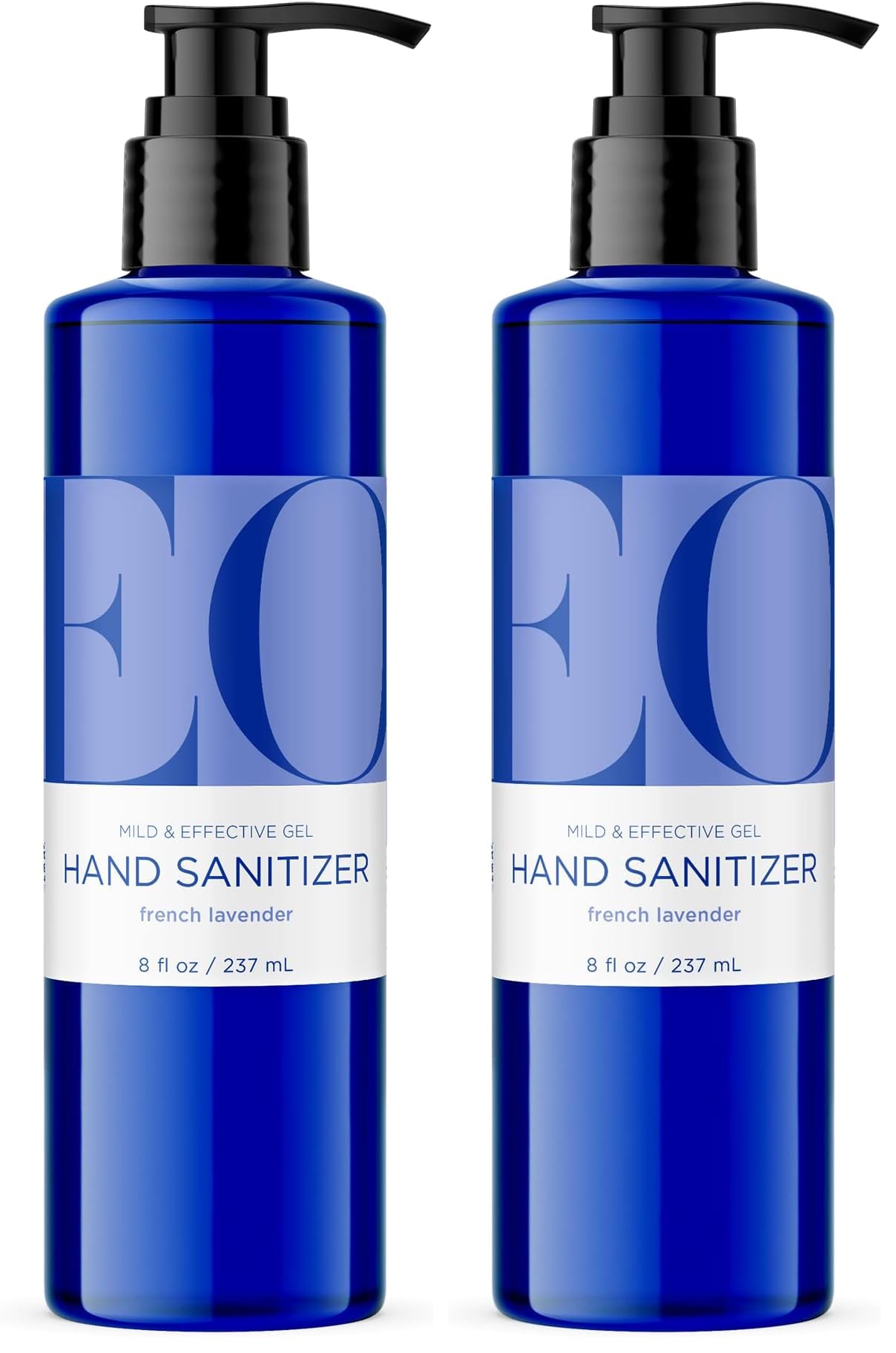 EO Hand Sanitizer Gel, 8 Ounce (Pack of 1), French Lavender, Sugarcane Derived Alcohol with Essential Oils
