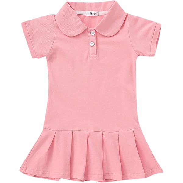 knee length dresses for ladies Performance Mesh Polo Dress in White/Navy main image 1