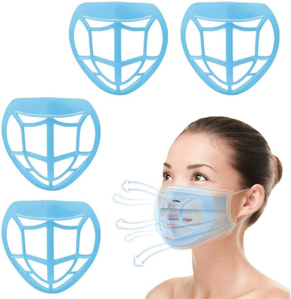 4 PC 3DFace_Mask Bracket, Reusable Washable Inner Support Frame, Face_Mask Accessories