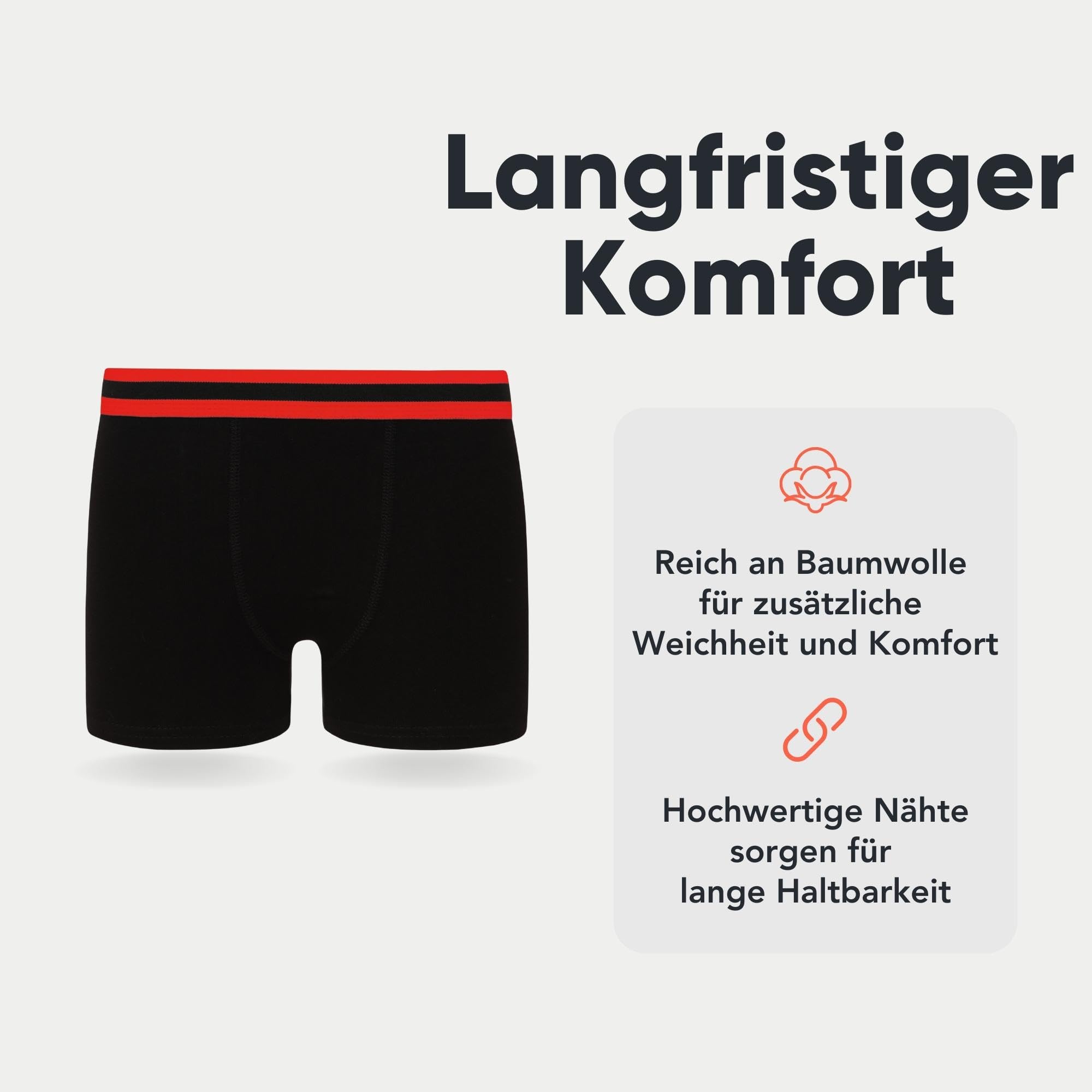 FM London Jungen Hipster Boxershorts (8er Pack) Boxer Shorts, Schwarz, 11-12 Jahre EU 2