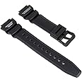 Casio Black Resin Band Watch Strap for SGW-400H SGW-300H, 0, Resin, 0, Resin, 0