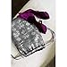 Red Blossom Shoe Pouch - Silk Jacquard (Deep Purple),14.5
