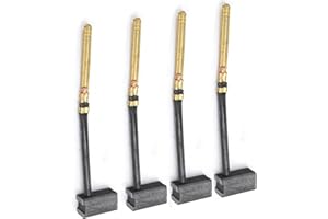 NOQUKA 445861-03 445861-25 Carbon Brush,Replace For DeWalt DW402 DW421 - Replacement Kit for Power Tools (4 PCS 1 PACK)
