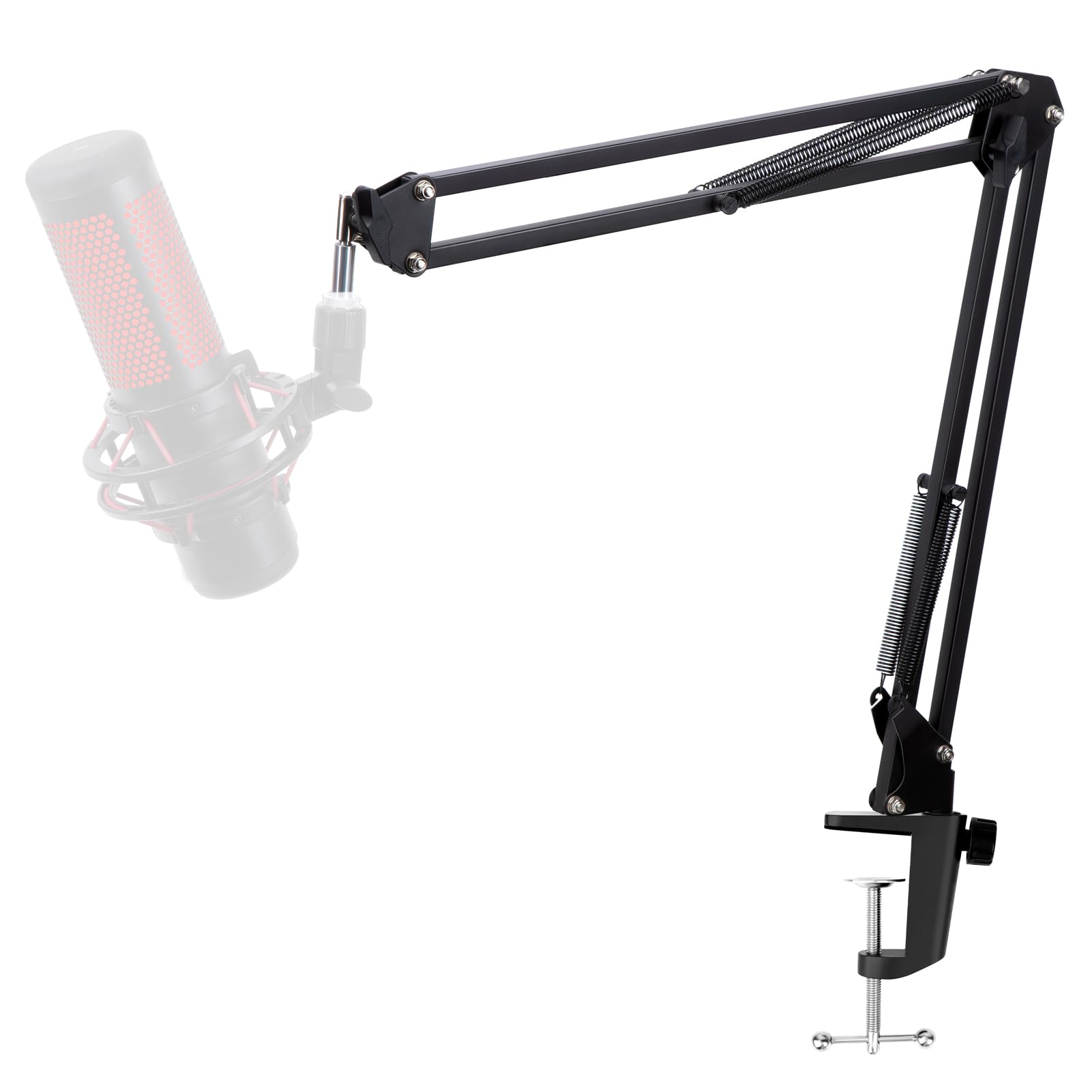 YOUSHARES QuadCast Boom Arm Stand - Professional Adjustable Scissor Mic Stand Compatible with QuadCast S Microphone — image 1