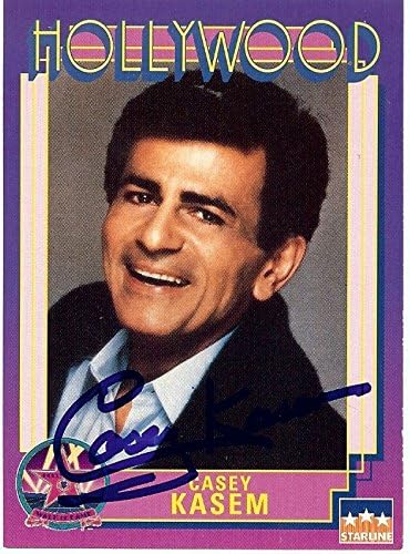 Casey Kasem Signed Autographed 1991 Starline Trading Card Disc Jockey GX19685