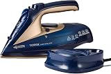Tower T22008BLG CeraGlide Cordless Steam Iron Ceramic Soleplate Blue Rose Gold