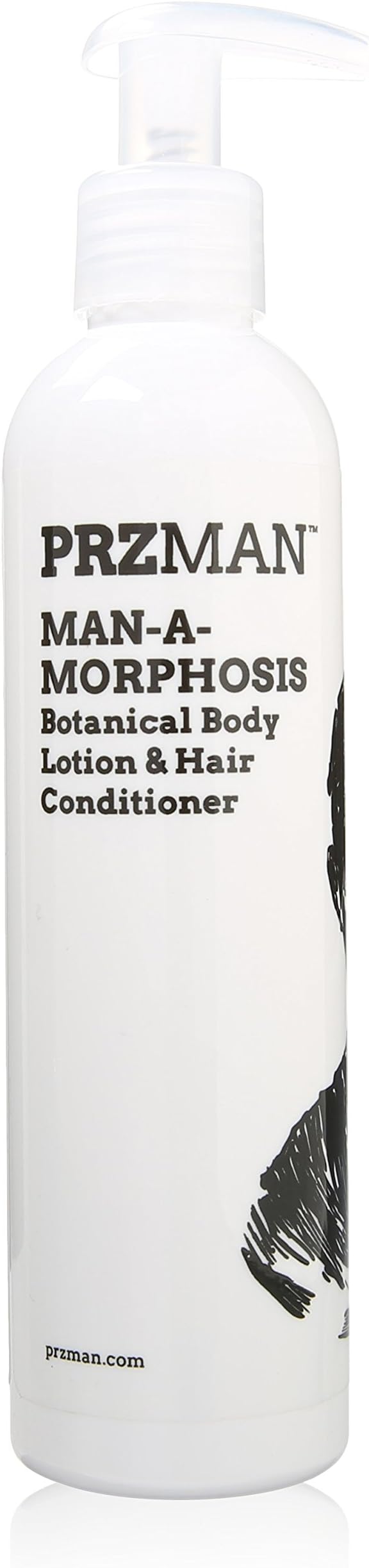 PRZman Man A Morphosis Botanical Body Lotion and Hair Conditioner, 8.45 Ounce