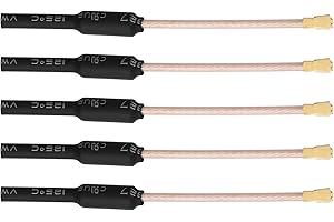 Be In Your Mind 5Pcs RC FPV Omnidirectional Brass Antenna 5.8G 3DB 65mm RG178 Cable for UAV RC