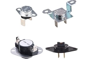 AZDELE DC47-00016A Dryer Thermal Fuse Kit for Samsung DC47-00016A Thermal Fuse & DC96-00887A Thermostat & DC32-00007A Dryer Thermistor & DC47-00018A Thermostat Compatible with Samsung lg Kenmore Dryers