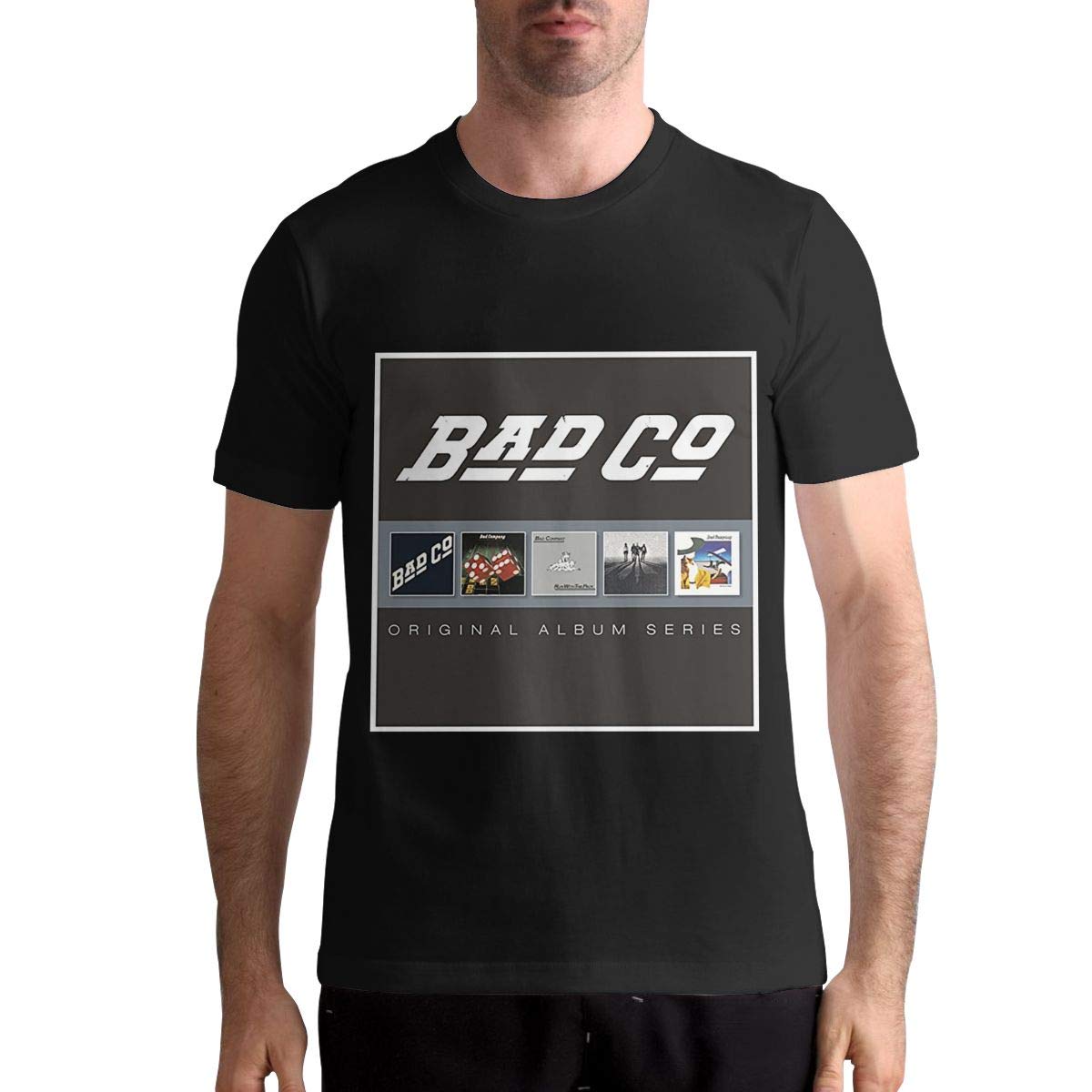 Bad Company Funny Black T Shirt Custom Short Sleeve Top Tees Zilem