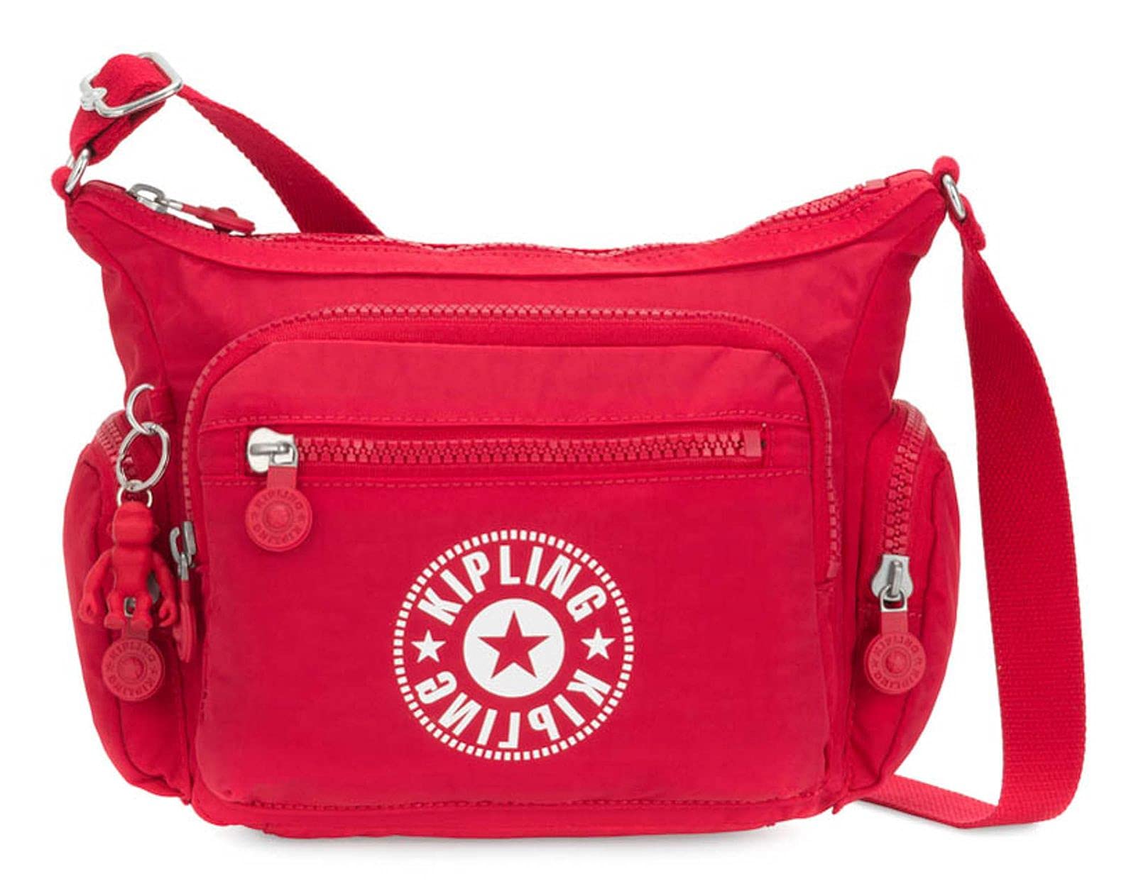 Kipling Gabbie S, Women’s Cross-Body Bag, Red (Lively Red), 16.5x29x22 cm (B x H T)