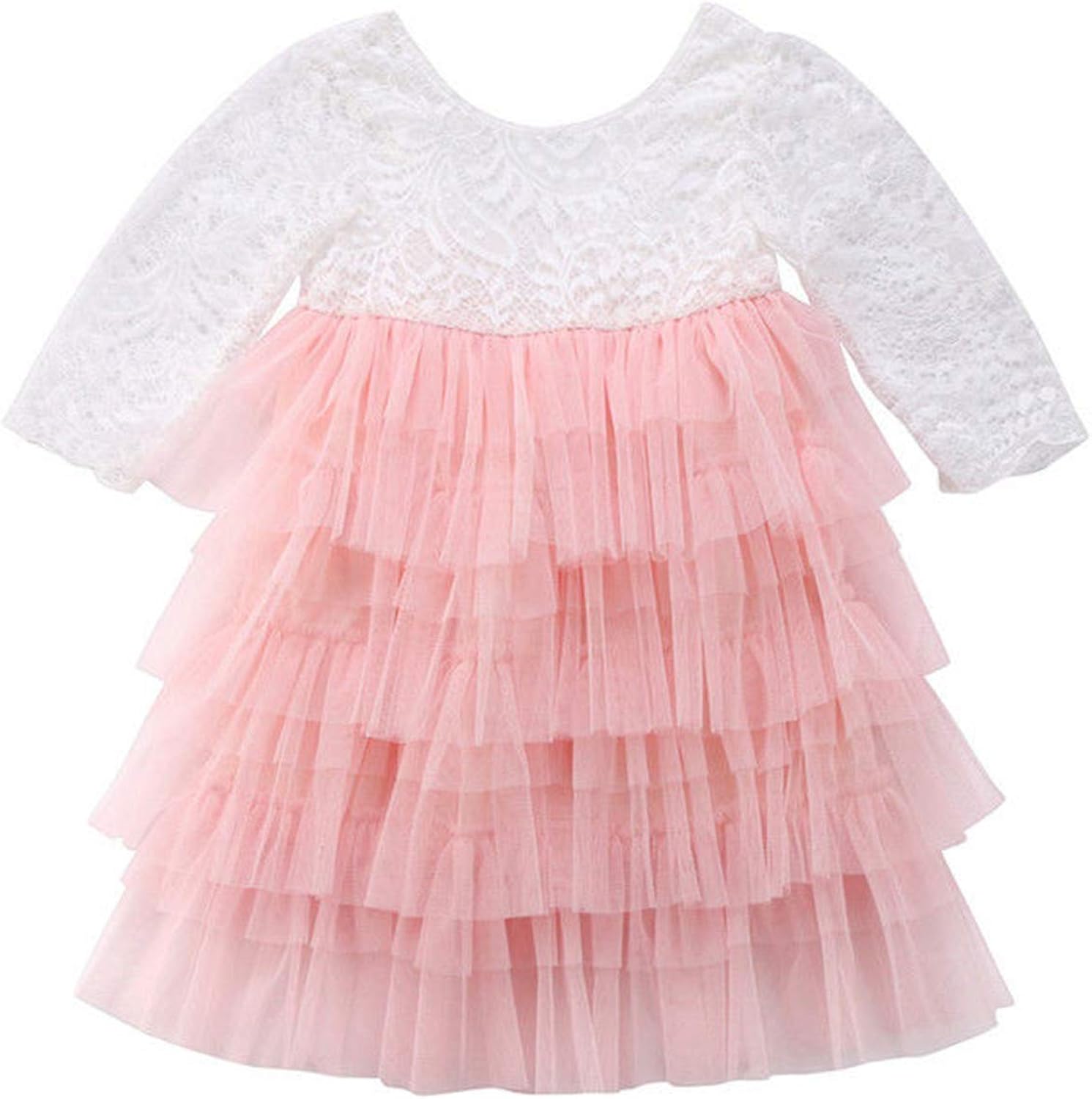Lihuh Toddler Infant Kids Baby Girl Lace Tulle Party
