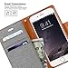 GOOSPERY Canvas Wallet for Apple iPhone 8 Plus Case (2017) iPhone 7 Plus Case (2016) Denim Stand Flip Cover (Gray)