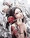 YEESAM ART Paint by Numbers for Adults Kids, Oriental Flower Fairy, Girl 16x20 Inch Linen Canvas Acrylic DIY Number Painting Kits Wall Art Decor Gifts (Without Frame)