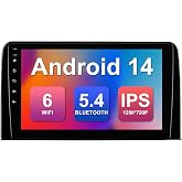 2+64G 10.1-inch Android 14 Car Stereo for Honda CR-V CRV 2017-2021 IPS Touchscreen Screen Car Radio with Carplay &amp; Android Auto Support Backup Camera GPS FM Navi BT SWC