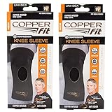 Copper Fit Original Recovery Knee Sleeve - Pack of Two Sleeves - Medium Size