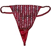 Victoria's Secret Ruched Strap Shine V-String Panty Color Red New