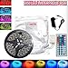 Tagital 16.4ft 5M Waterproof Flexible Strip 300leds Color Changing RGB SMD5050 LED Light Strip Kit RGB 5M +44Key Remote+12V Power Supply