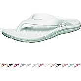totes Women's Everywear Ara Thong Sandal, Sea Glass, 9