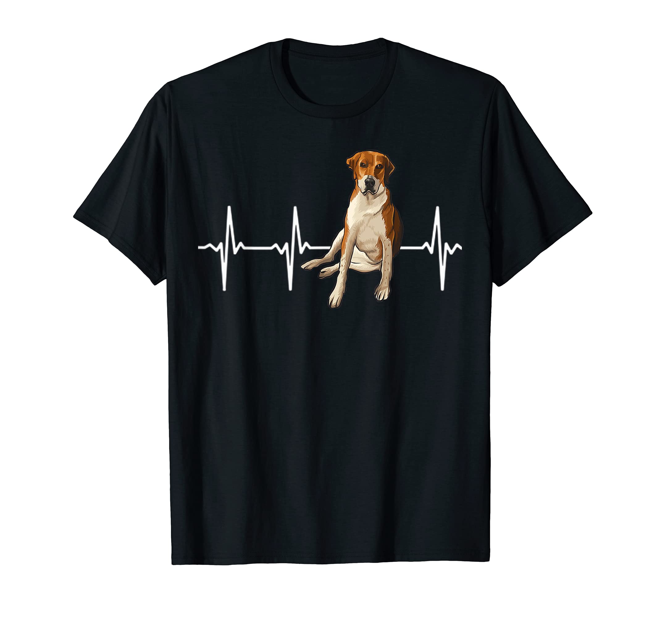 English Foxhound Heartbeat Dog Lover T-Shirt
