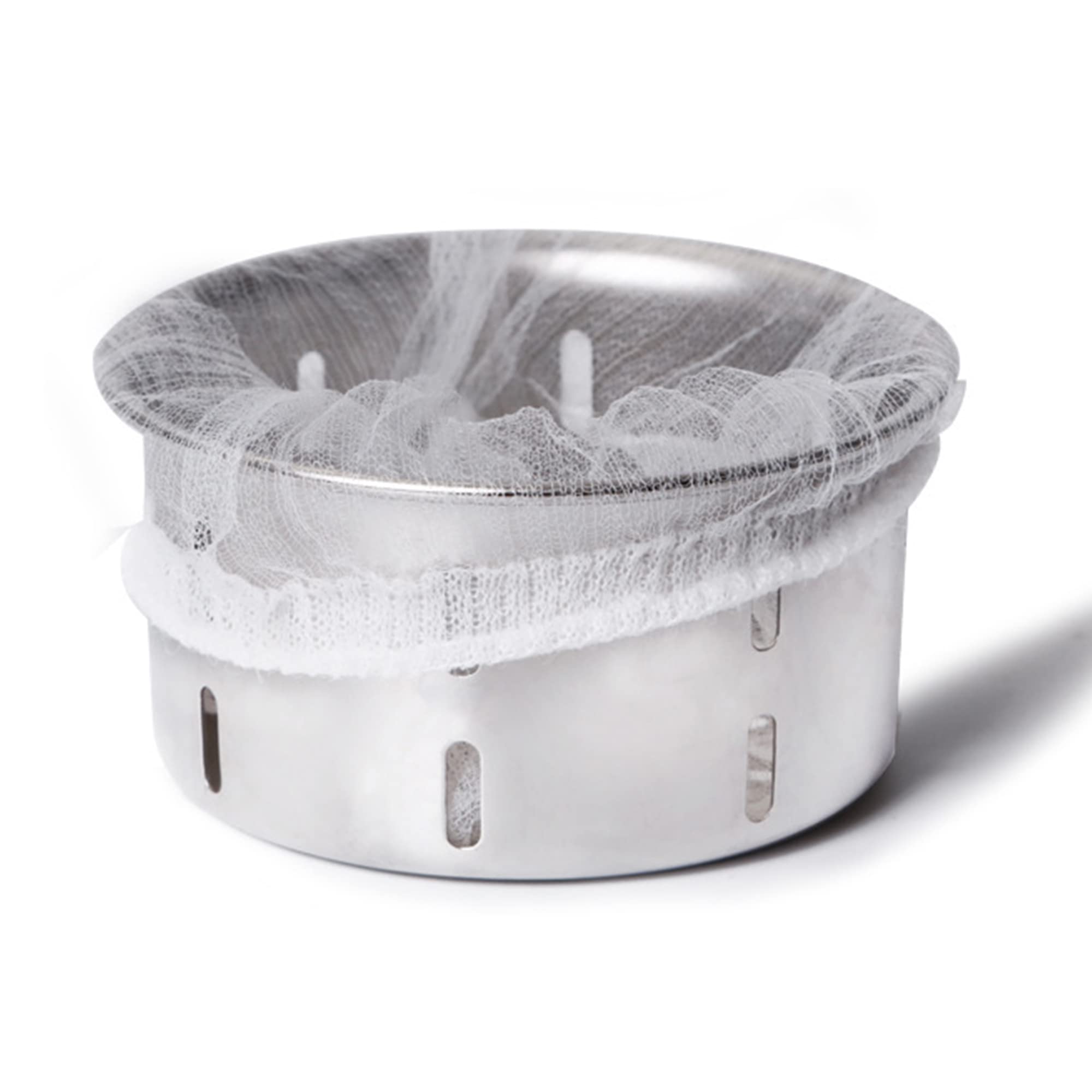 Photo 1 of Disposable Mesh Sink Strainer Bags - 100 Pcs High Elasticity Sink Strainer Filter Mesh Bags for Collecting Kitchen Food Waste