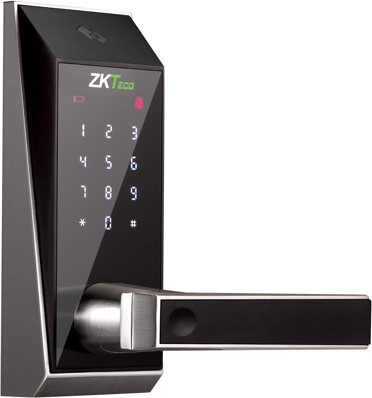 ZKTeco Smart Door Lock, Bluetooth Lock + 5 pcs Mifare Cards Electronic