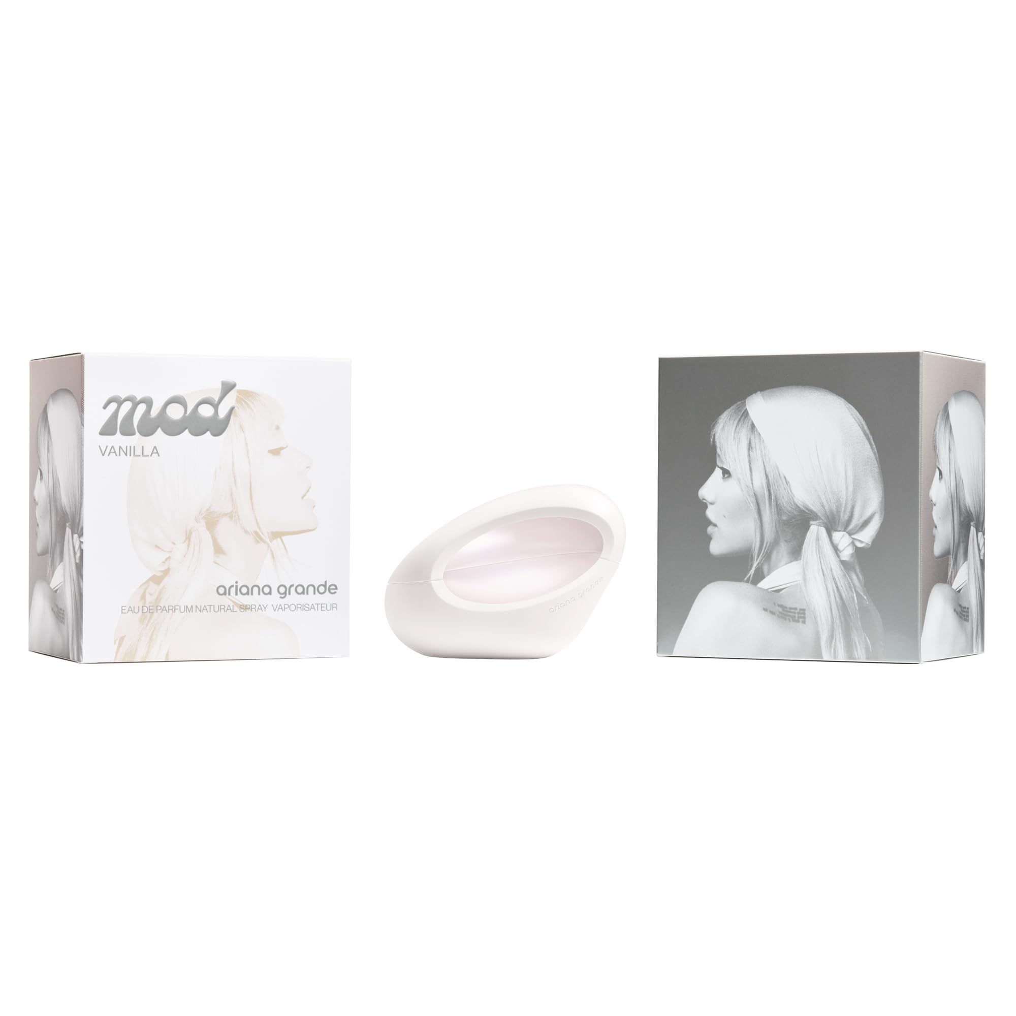 Ariana Grande MOD Vanilla Eau De Parfum – Gourmand Musk Fragrance for Women – Women's Perfume with Notes of Vanilla, Cocoa Butter, Plum & Jasmine