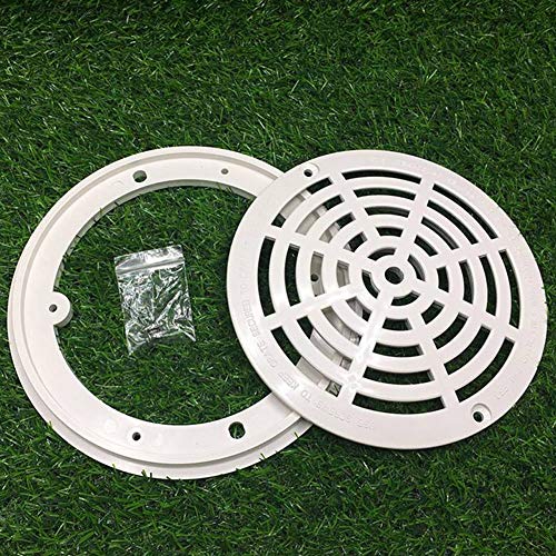 Oral Dentistry 8 Inch White Main Drain Cover Replacement Universal Round Swimming Pool