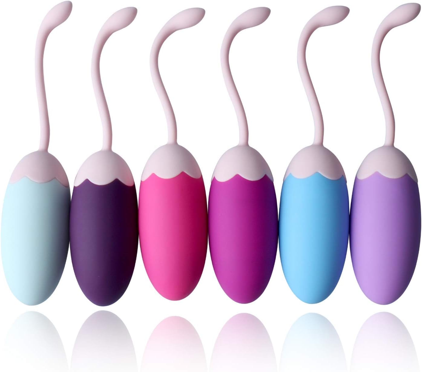 Kegel Exercise Weights Products - Doctor Recommended Pelvic Floor Exercises-Kegel Balls - Set of 6 Ben Wa Balls for Women Tightening & Control with Training Kit：Beginners & Advanced: Health & Personal Care