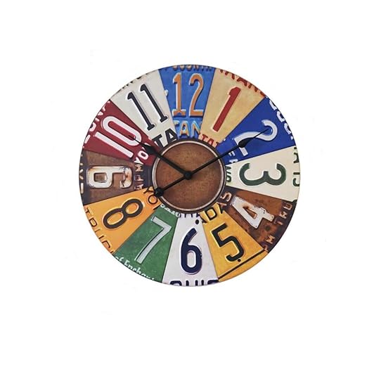 Tony S Home Retro Reloj De Pared De Hierro Casa De La Granja