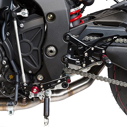 For FZ10 MT10 20162017 CNC Motorbike Adjustable Foot Rests Rearset