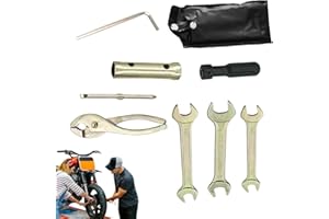 Scooter Repair Tools - Motorbike Wrench Pliers, Motor Pliers Wrench, Spark Plug Socket Set, Socket Kit With Storage Bag | Com