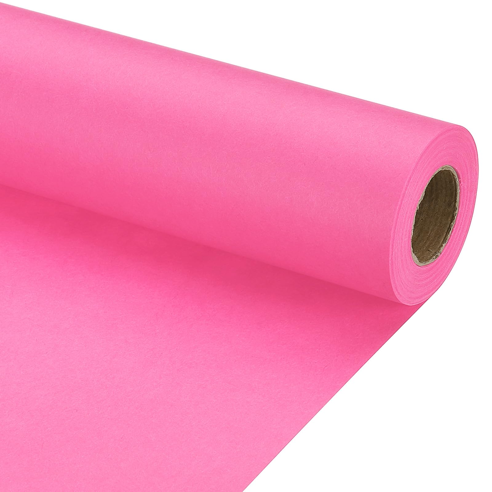 PATIKIL Wrapping Paper, 15" x 500"(42') 70 GSM Craft Paper Roll Kraft Packing Paper for Poster Bulletin Board, Gift Wrapping, Pink