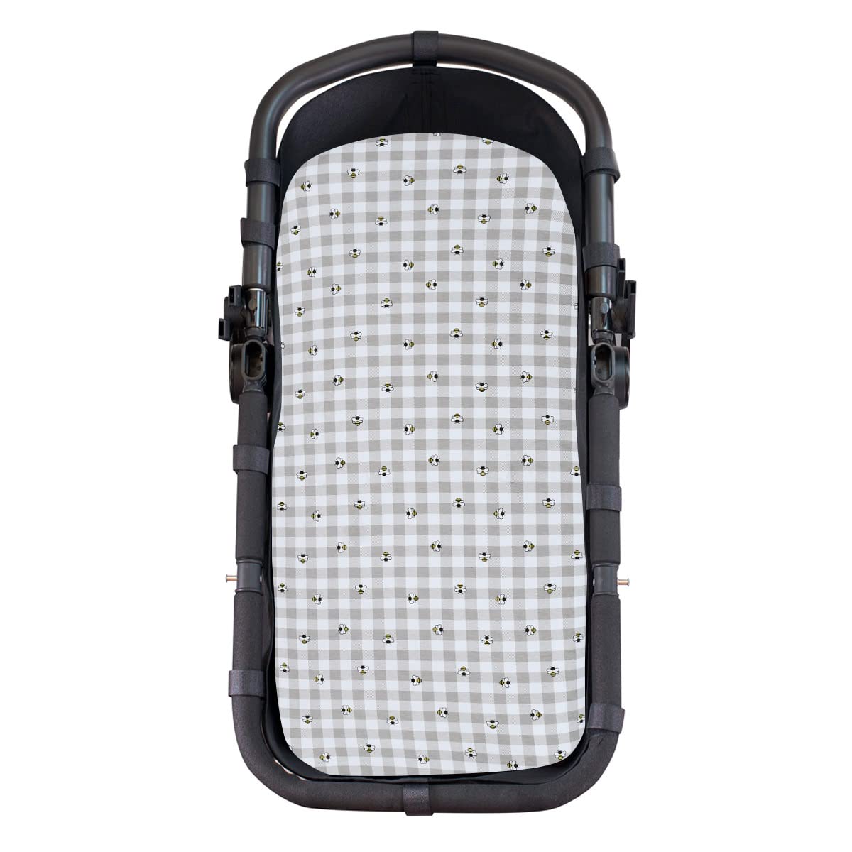 JYOKO Kids Fitted Cotton Sheet for Carrycot (PÌCNIC Vichy)