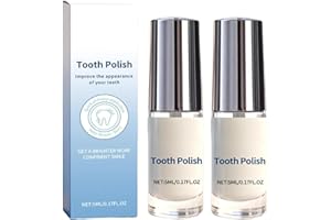 Tooth Polish, Teeth Paint, Natural Teeth Whitening Paint, Portable & Long-Lasting Tooth Polish (2pc)