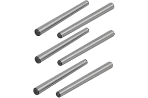 uxcell uxcellCarbon Steel GB117 60mm Length 5mm Small End Diameter Taper Pin 6pcs