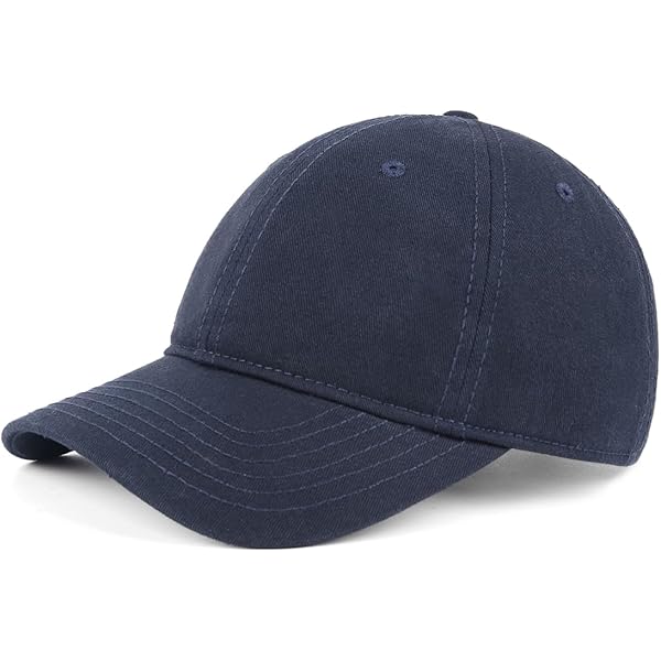 LANGZHEN Unisex Vintage Washed Distressed Cotton Adjustable