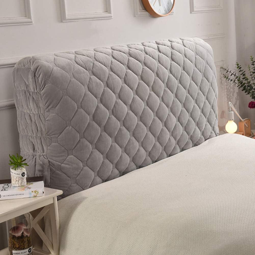 WSGJHB Stretch Bed Headboard Cover Slipcovers Dustproof Solid Color