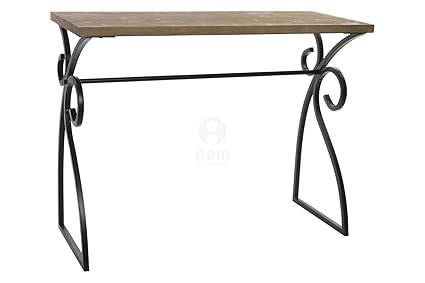 Item Consolle Classica Tavolo In Legno Tavolino Ferro